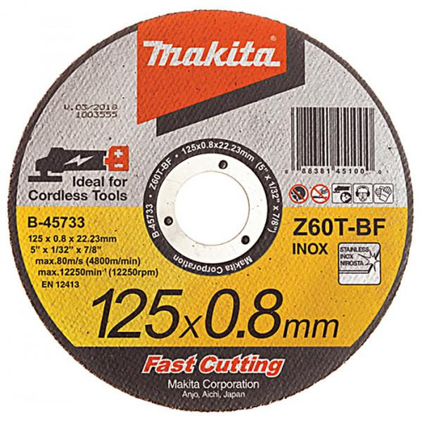Makita 125x0,8x22,23мм (B-45733) - зображення 1