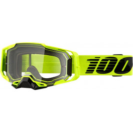 Ride 100% Мото очки 100% Armega Nuclear Citrus желтый, прозрачная линза