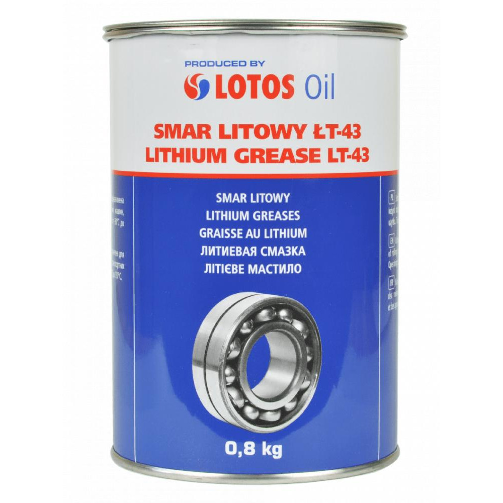 Lotos Смазка Lotos Lithium Grease LT-43 0.8 кг (WR-8P04830-000) - зображення 1