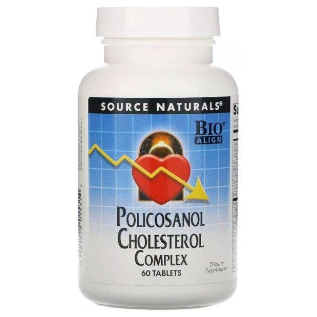 Source Naturals Комплекс  Policosanol Complex 60 таблеток (SN1531) - зображення 1