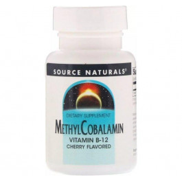 Source Naturals Метилкобаламин (В12)  5мг Вишня 30 таб (SN1328)