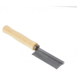 Fox Гребінець  з дерев'яною ручкою та густим зубом 20х3 см (304M)