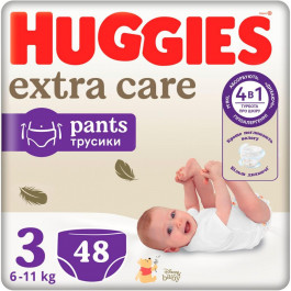 Huggies Extra Care Pants 3, 48 шт