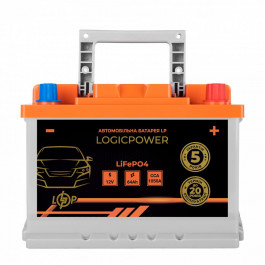 LogicPower 12V - 64 Ah (+ справа) BMS 1050А (24767)