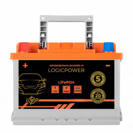 LogicPower 12V - 64 Ah (+ слева) BMS 1050А (24766)