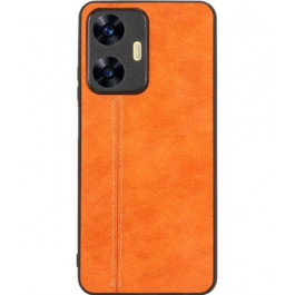 Cosmic Чохол для смартфона Cosmiс Leather Case for Realme C55 Orange (CoLeathRealC55Orange)