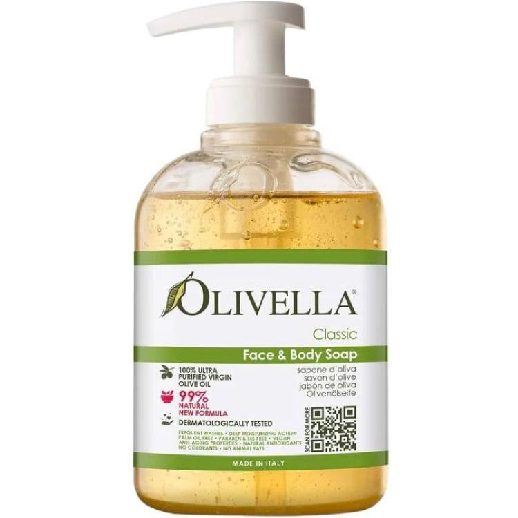 Olivella Мыло Жидкое  для лица и тела на основе оливкового масла 300 мл (764412260109) - зображення 1