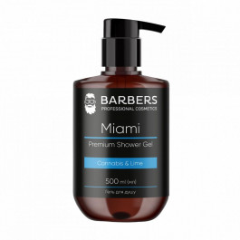 Barbers Professional Гель для душа  Miami 500 мл (4823109403048)