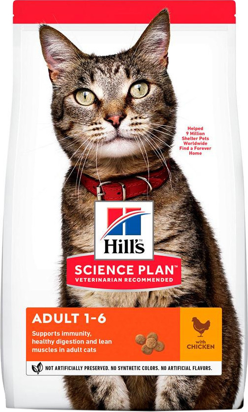 Hill's Science Plan Feline Adult Chicken 15 кг (604063) - зображення 1