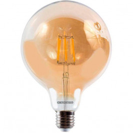 Светкомплект LED Vintage Fil Amber G125 6W E27 2500K 220V прозрачная