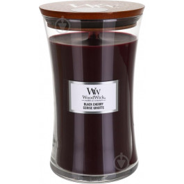 WoodWick Свічка ароматична Large Black cherry 609г (5038581054605)