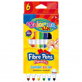 Colorino Фломастеры Fibre Pens двухсторонние 6 цветов 6 шт (13437PTR/1)