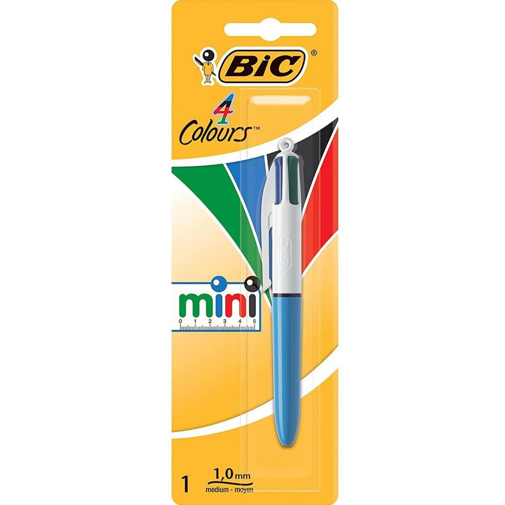 BIC Шариковая ручка  4 Colours Мини БЛ1 1 мм (3086123277403) - зображення 1