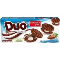 Sweet Plus Печиво  DUO з молочним кремом і какао-кремом 165 г (1110310) - зображення 1