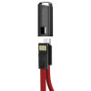 ColorWay Micro-USB Keychain Red 0.22m (CW-CBUM022-RD) - зображення 2