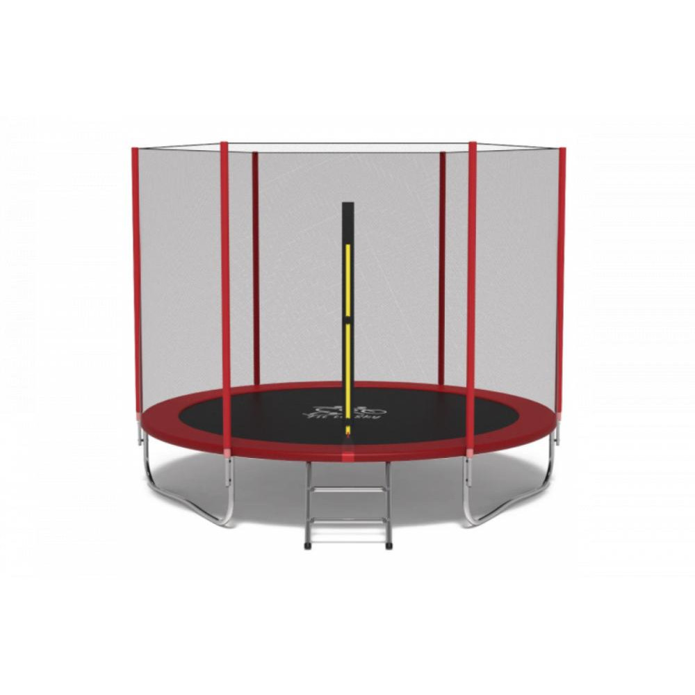 FitToSky Батут 183 см красный с сеткой - зображення 1