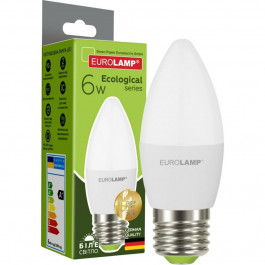 EUROLAMP LED ЕКО CL 6W E27 4000K (LED-CL-06274(P))