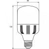 Euroelectric LED Plastic 20W E27 4000K (LED-HP-20274(P)) - зображення 3