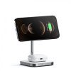 Satechi Aluminum 2 in 1 Magnetic Wireless Charging Stand Space Grey (ST-WMCS2M) - зображення 2