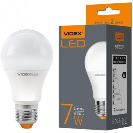 VIDEX LED A60e 7W E27 4100K 220V (VL-A60e-07274)