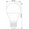 VIDEX LED A60e 7W E27 4100K 220V (VL-A60e-07274) - зображення 4