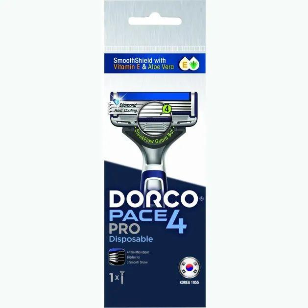 Dorco Бритва одноразовая  Pace 4 Pro для мужчин 4 лезвия (8801038598338) - зображення 1