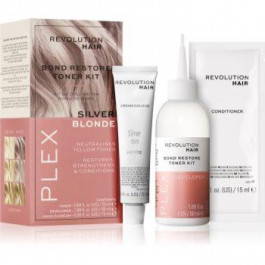 Revolution Haircare Plex Bond Restore Kit набір для підсилення кольору волосся відтінок Silver Blonde