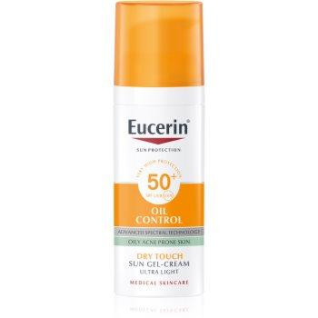 Eucerin Sun Oil Control захисний кремовий гель для обличчя SPF 50+ 50 мл - зображення 1