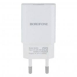 Borofone BA20A Sharp Single Lightning White (BA20ALW)