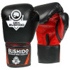 DBX Bushido Боксерські рукавиці ARB-407 10oz чорний/червоний (ARB-407-10oz) - зображення 1