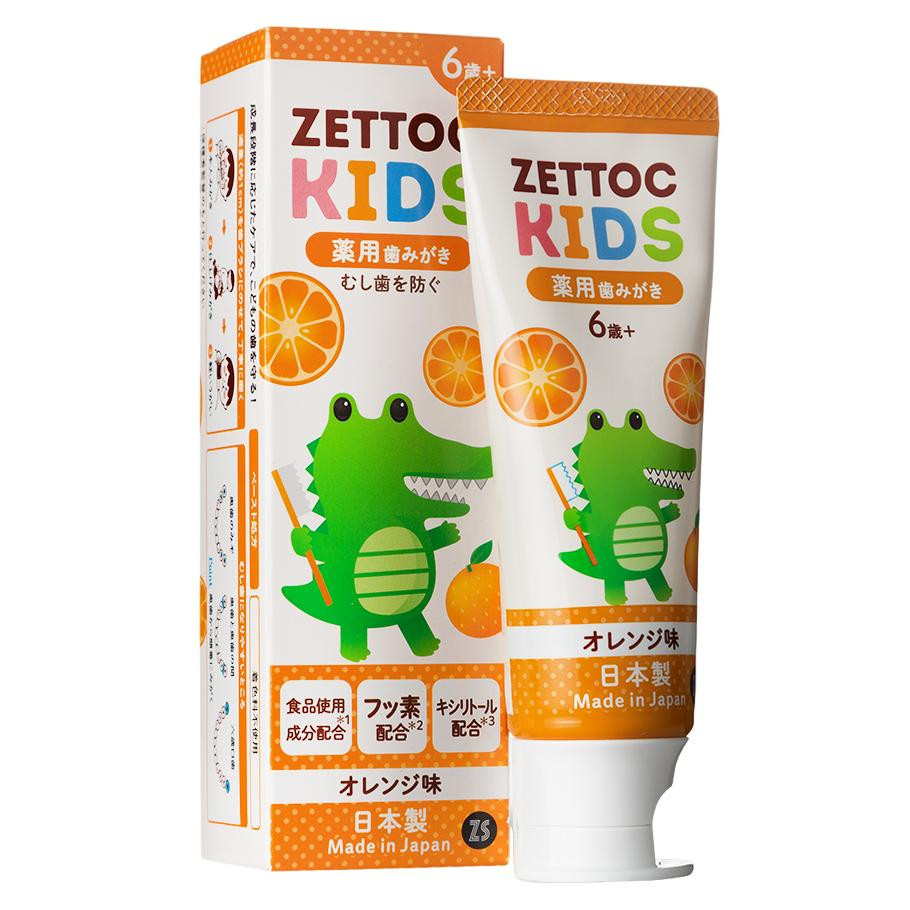 Zettoc Дитяча зубна паста  Nippon зі смаком апельсину 70 г (4582118955312) - зображення 1