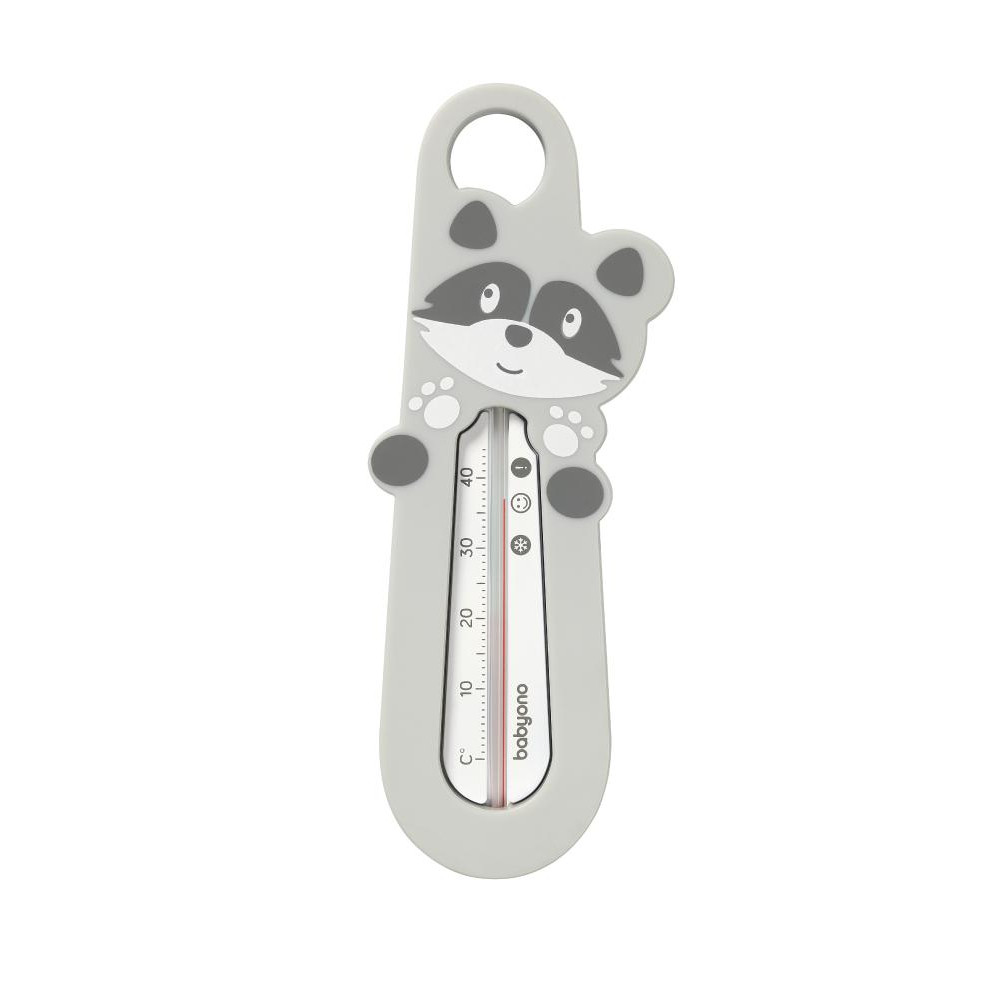 BabyOno Термометр для ванной Енот, серый (777/01) - зображення 1