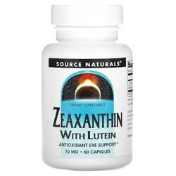 Source Naturals зеаксантин з лютеїном 10 мг 60 капсул