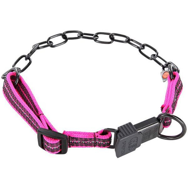 Sprenger Нашийник для собак  Adjustable Collar with Assembly Chain середня ланка рожевий матовий нержавіюча с - зображення 1