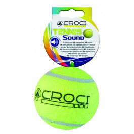Croci Игрушка-пищалка  мяч тенисный, для собак, 6.5 см (C6098894)