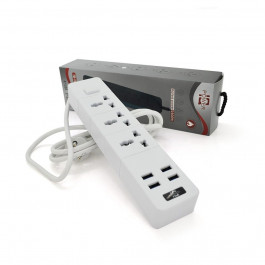 Voltronic Power TВ-Т08, 3роз, 4*USB White (ТВ-Т08-White)