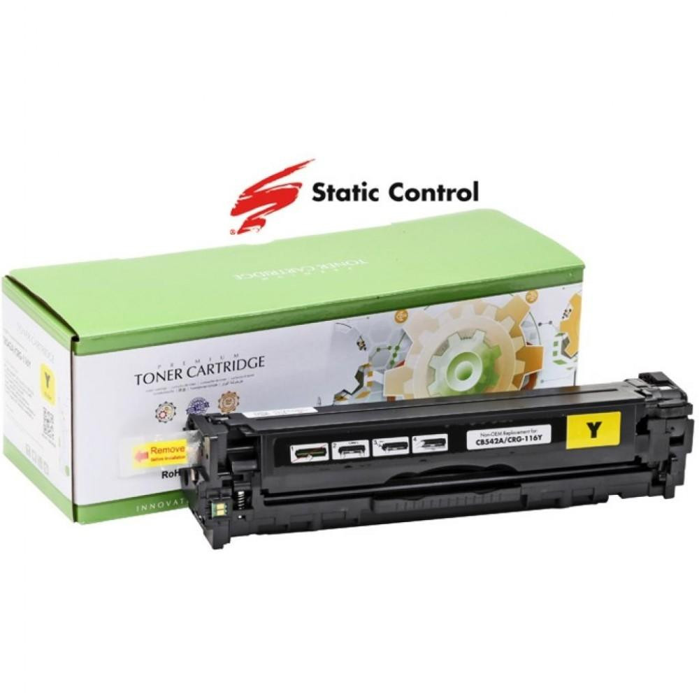 Static Control (SCC) Картридж HP CLJ CB542A/CE322A/ CF212A, Canon 716/731 1.8k Yellow (002-01-RB542AU) - зображення 1
