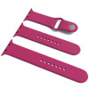 Epik Силіконовий ремінець для Apple Sport Watch Band 38 / 40 (S/M & M/L) 3pcs Бордовий / Marsala - зображення 1