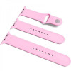 Epik Ремінець для Apple Sport Watch Band 38 / 40 S/M & M/L 3pcs силіконовий Рожевий / Light pink - зображення 1