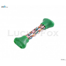 Fox Іграшка для собак  Канат-грейфер кольорова кістка 15 см (XJ0051)