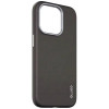 Blueo Чохол для iPhone 14 Pro - Blueo Leather Case with Magsafe, Black (B52-I14PBLK) - зображення 1