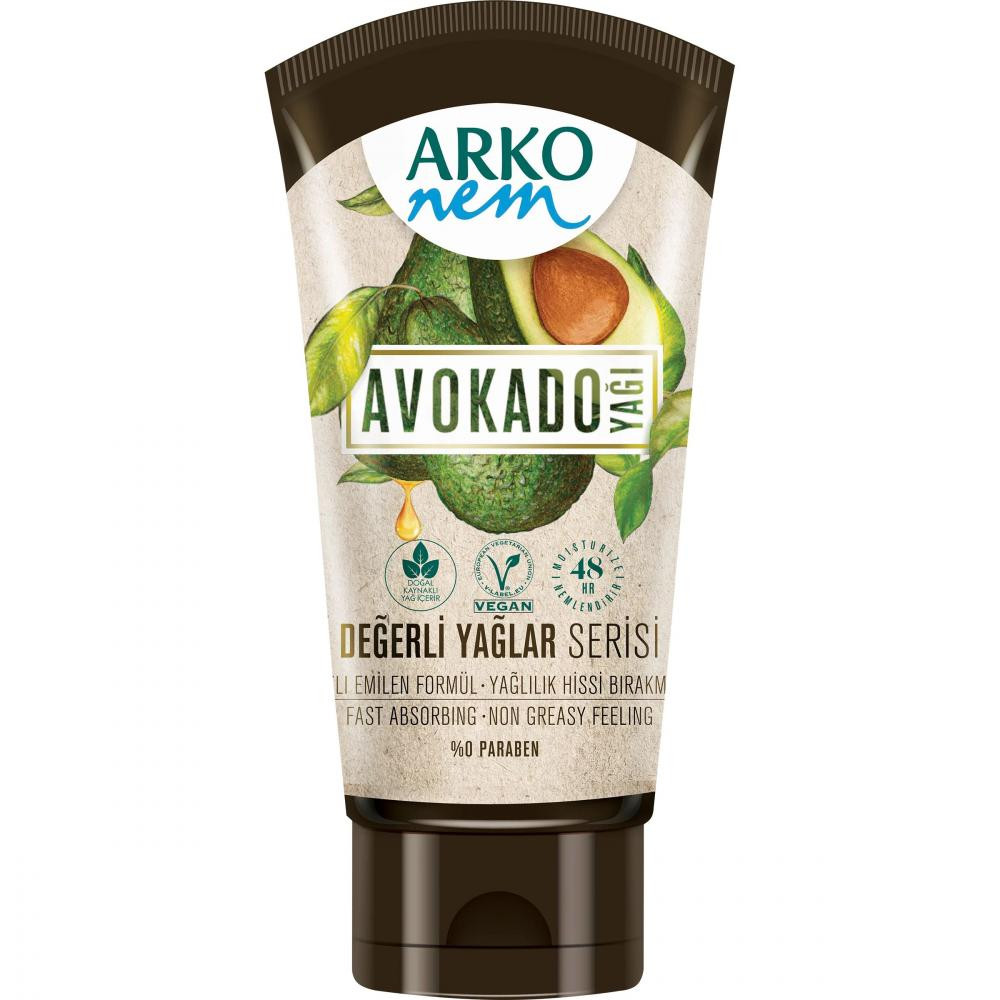 ARKO Крем для рук  Nem з олією авокадо, 60 мл (8690506487980) - зображення 1