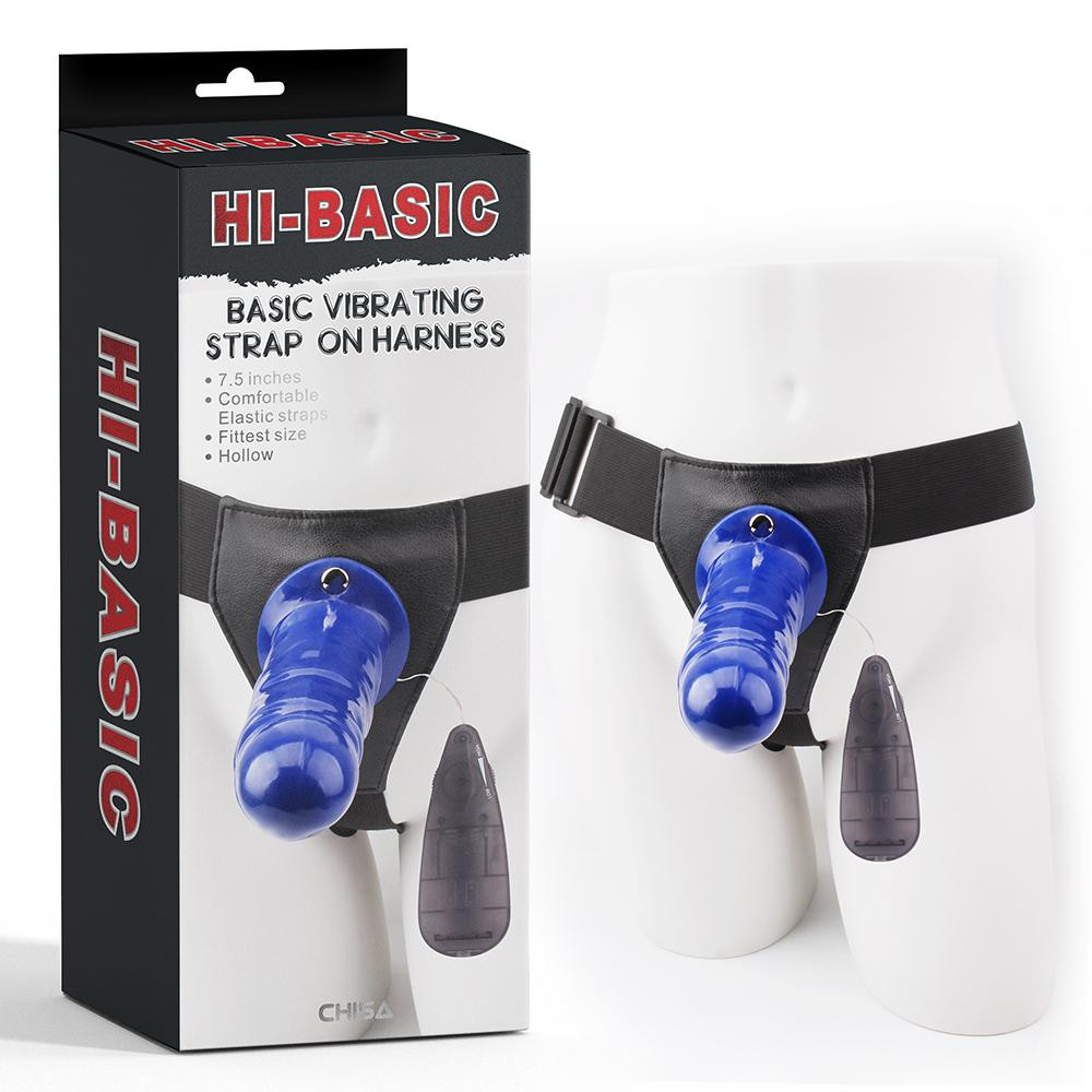 Chisa Novelties Hi-Basic Vibrating Flesh Strap on Harn (CH30309) - зображення 1