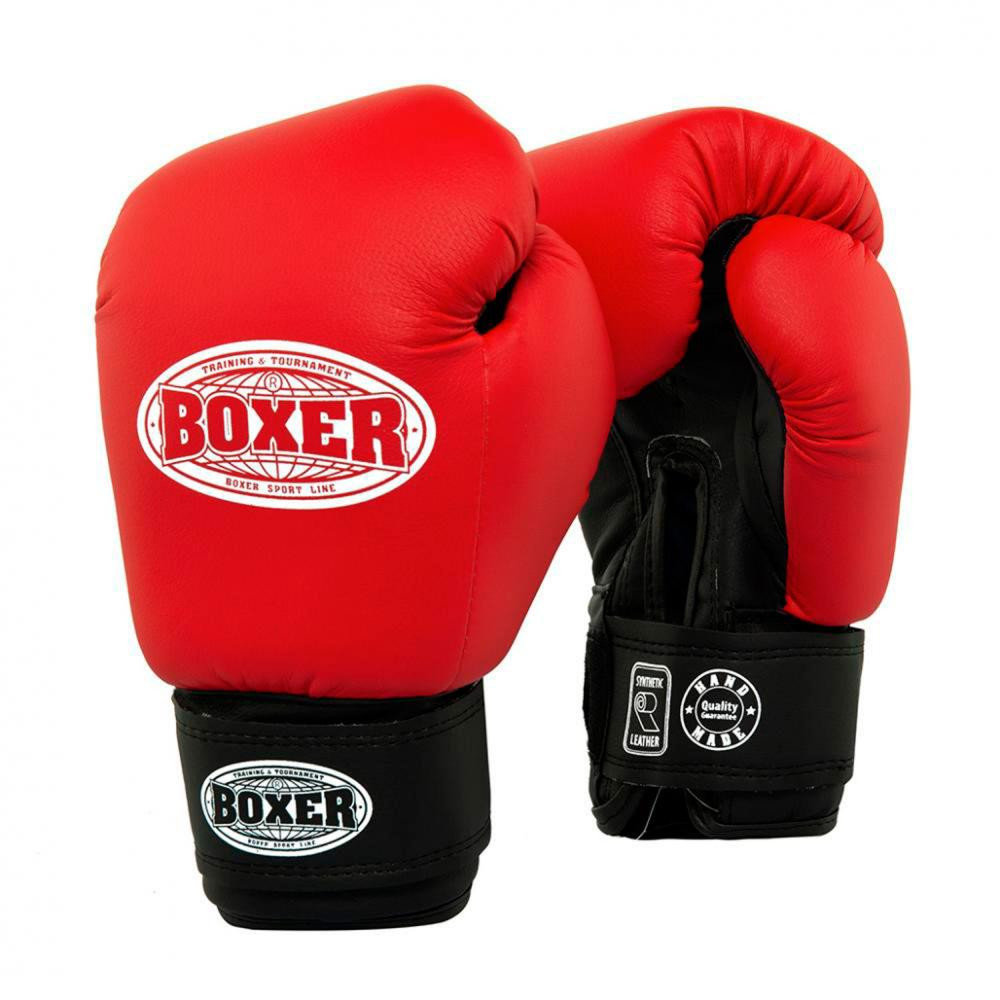 Boxer Sport Line Боксерские перчатки Элит 12oz, красный (2022-03R) - зображення 1