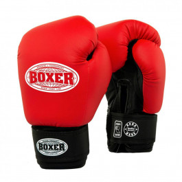 Boxer Sport Line Боксерские перчатки Элит 12oz, красный (2022-03R)