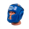 Boxer Sport Line Шлем тренировочный каратэ Элит кожвинил, синий (2036-01B) - зображення 1