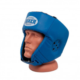 Boxer Sport Line Боксерский шлем кожа, синий (2027-01B)