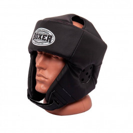 Boxer Sport Line Шлем каратэ кожвинил, черный (2030-01BLK)