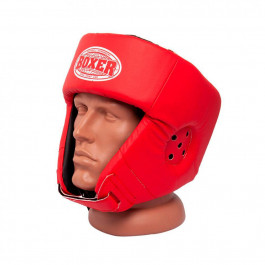 Boxer Sport Line Боксерский шлем кожвинил, красный (2028-01R)