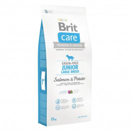 Brit Care Grain-free Junior Large Breed Salmon & Potato 12 кг 132721 /0092